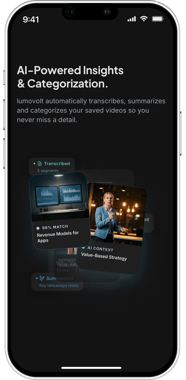 Natural language search in LumoVolt